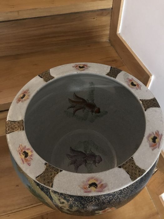 JARRÃO vintage safari africano /VASO chines anos80-90