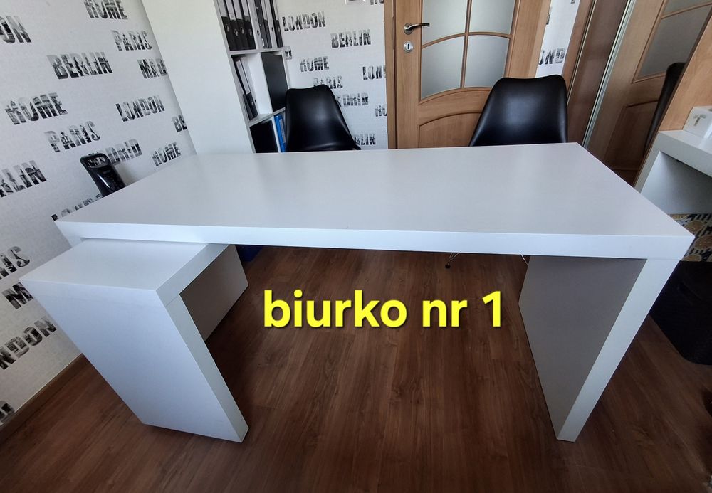 REZERWACJA--- 2biurka razem oddam za darmo Ikea malm