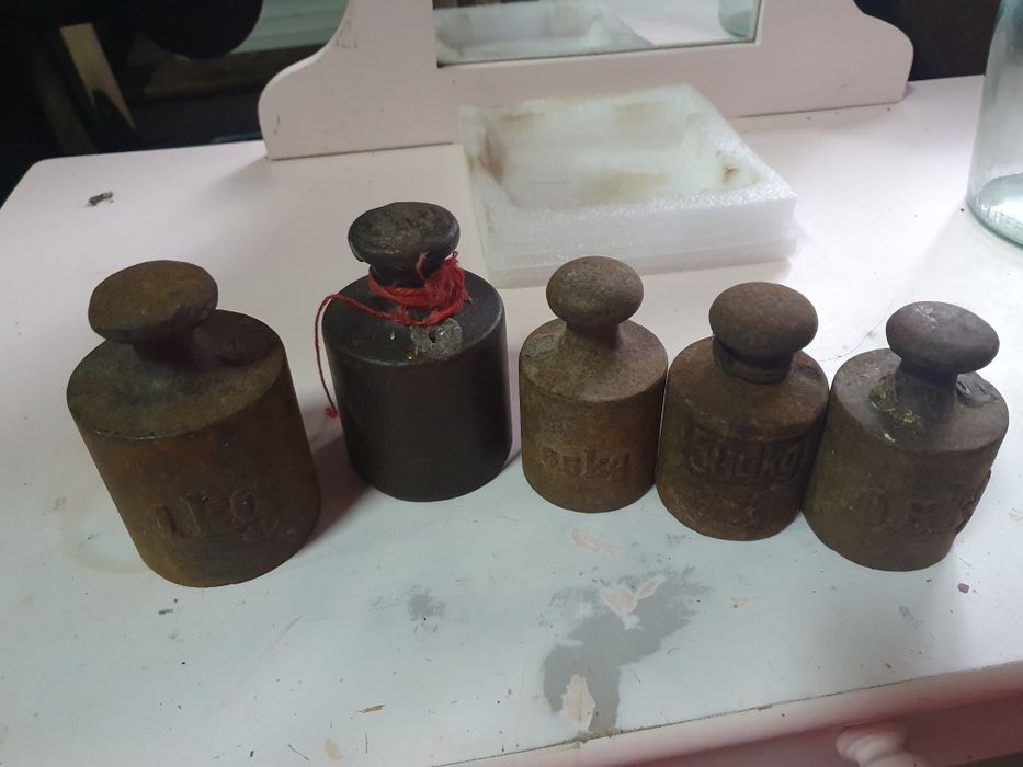 Odważniki do wagi szalkowej