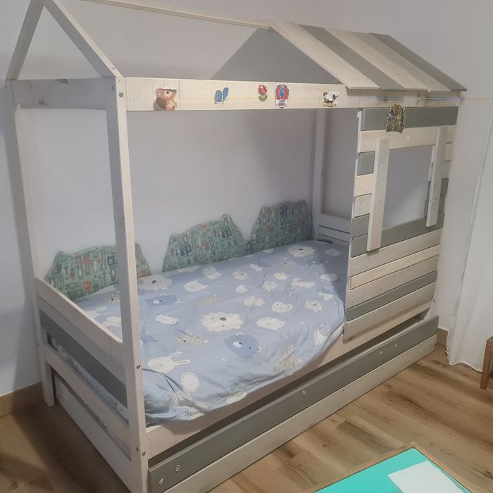 Cama beliche casinha