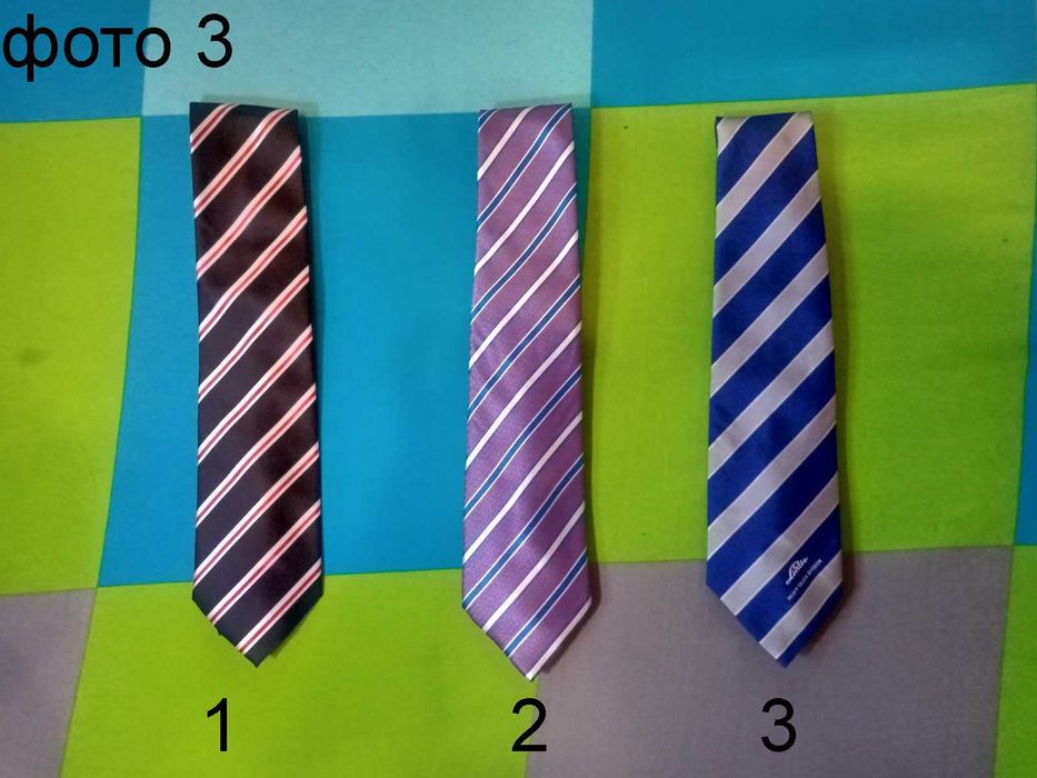 Краватки, (галстуки), чоловічі, різні кольори