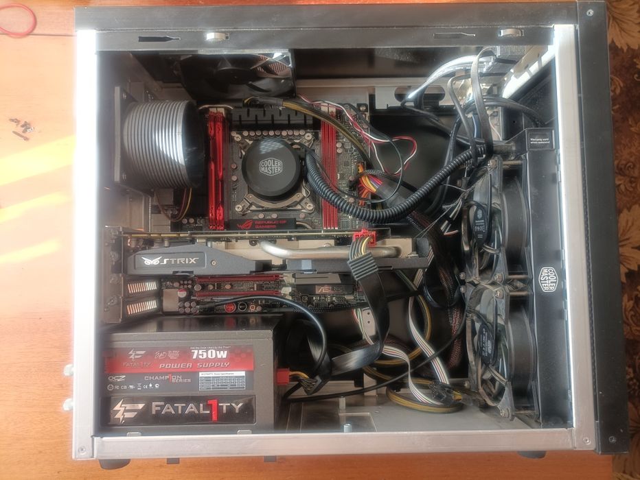 Игровой системный компьютер блок intel core i7 16ram geforse 970 4gb nvme m.2 512gb