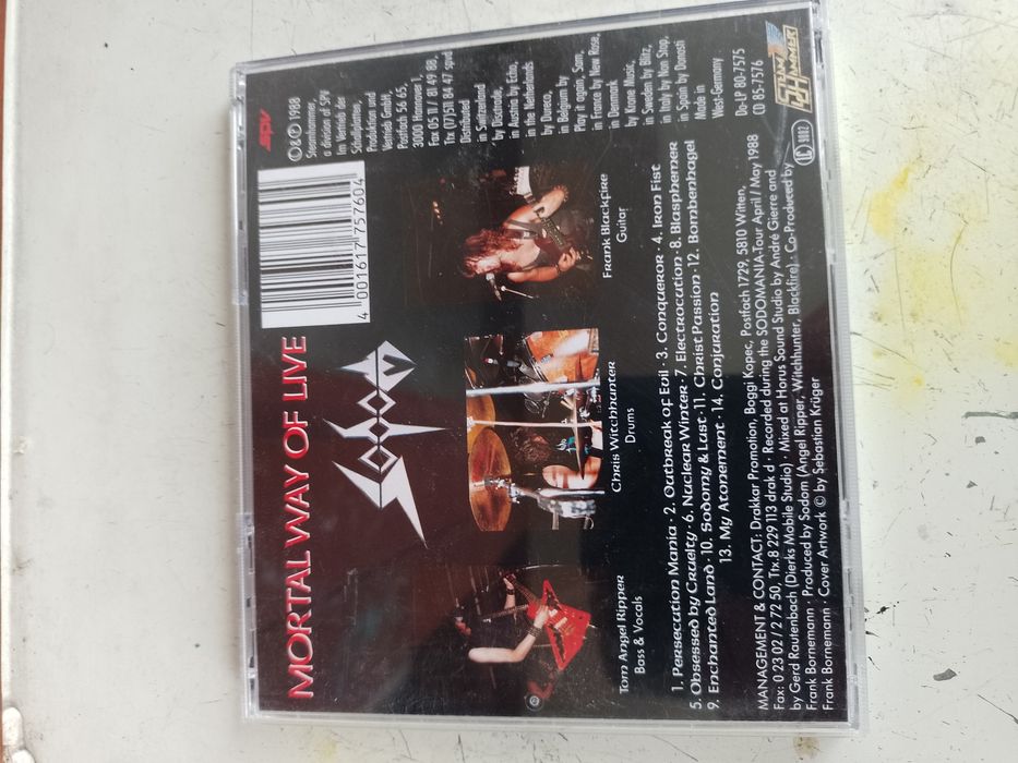 CD Sodom -mortal way of life 1988 Steemhammer
