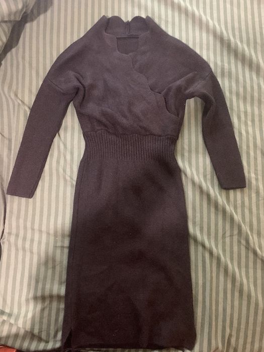 Тёплое класическое платье