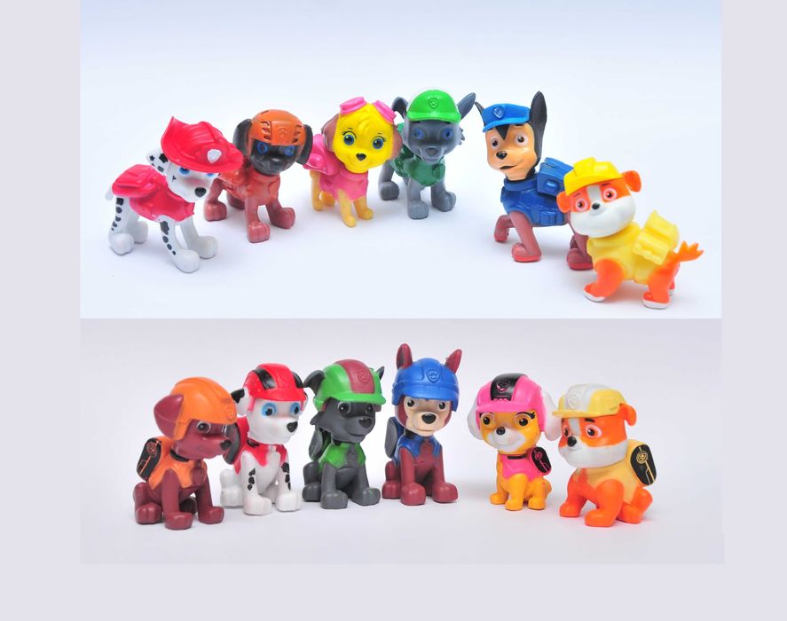 Набор 6шт Щенячий патруль Гонщик Скай Крепыш Зума цуценячий патруль