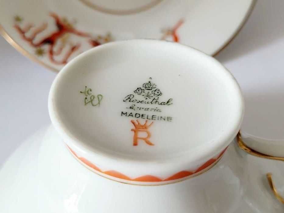 Rosenthal mokka kolekcjonerska Madeleine Moderna Art Deco