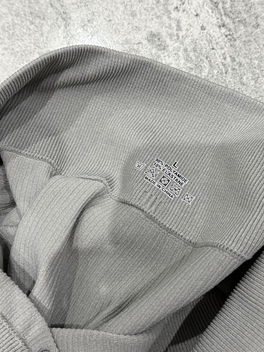 Legginsy szare L 40 rozciągliwe