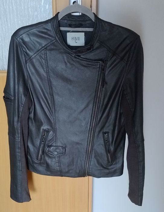 Kurtka ramoneska ze skóry