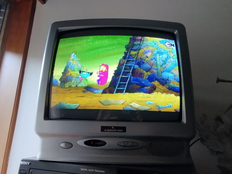 TV cores SANITRON 36cm (A funcionar a 100%)