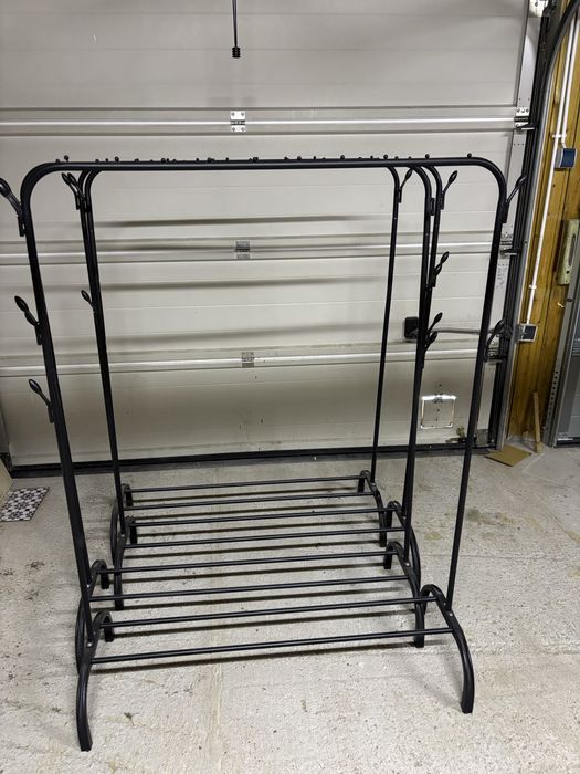 Wieszaki loft czarny 110cm - 4 szt.
