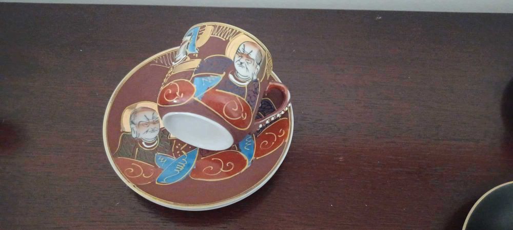 Serviço de café vintage porcelana japonesa