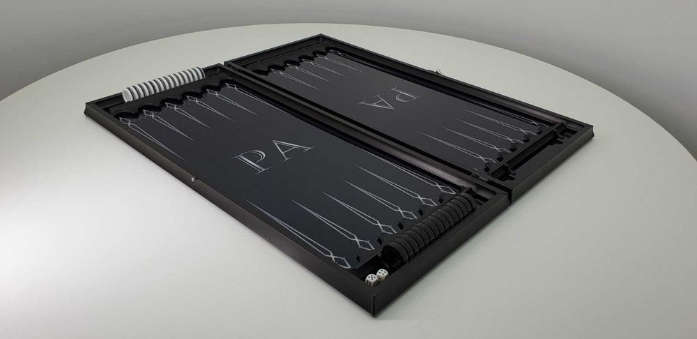 Нарды алюминиевые. Дизайн на заказ. Подарок мужу. Бренд Art-limit.