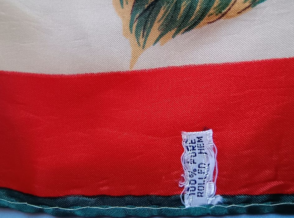 Chusta jedwab Vintage
