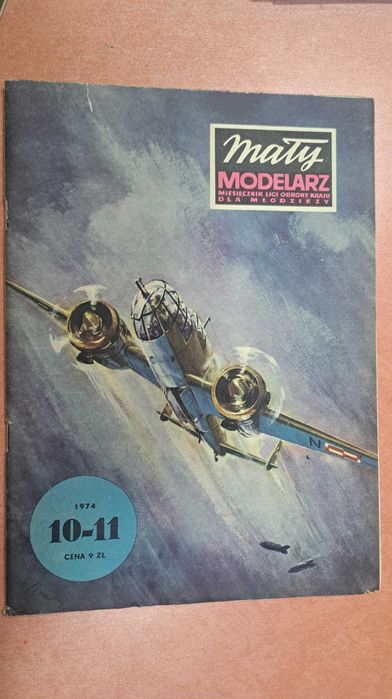 Mały Modelarz nr 10-11/1974 PZL P-37 Łoś