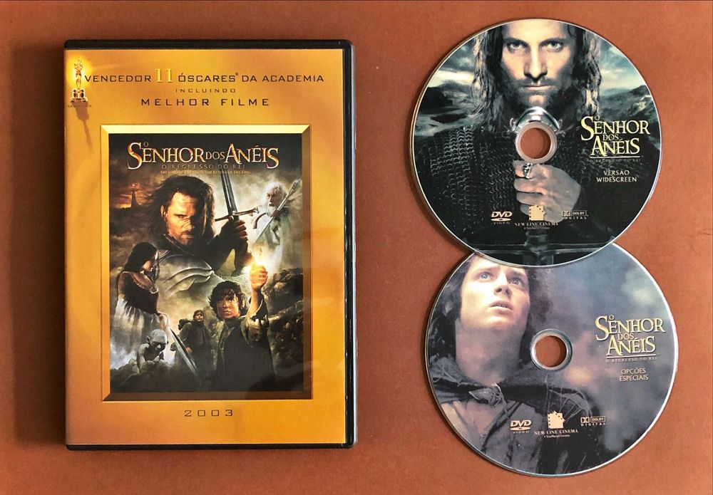 FILME DVD O Senhor dos Anéis The Lord of the Rings Jackson JRR Tolkien