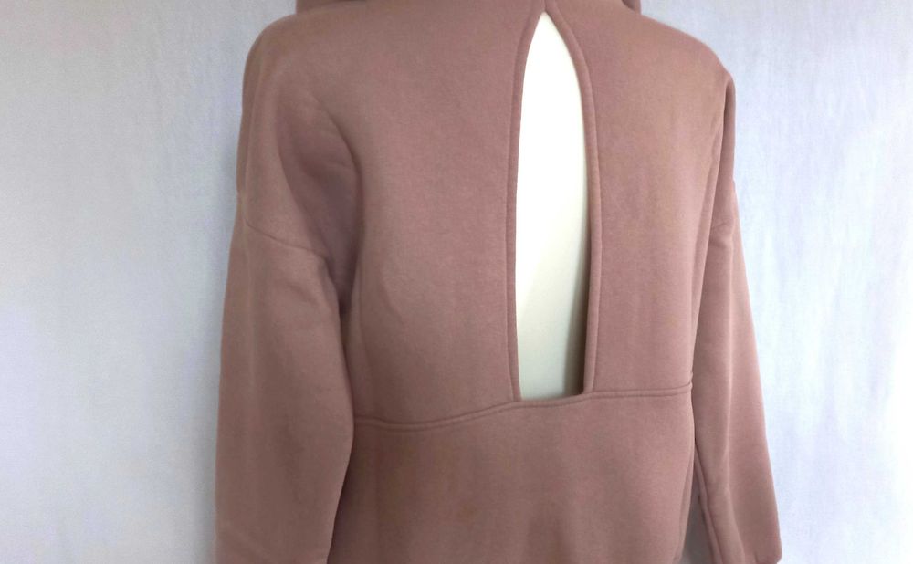 Bluza brąz Damska r. 38/40 KAPTUR Bawełna stan bdb-
