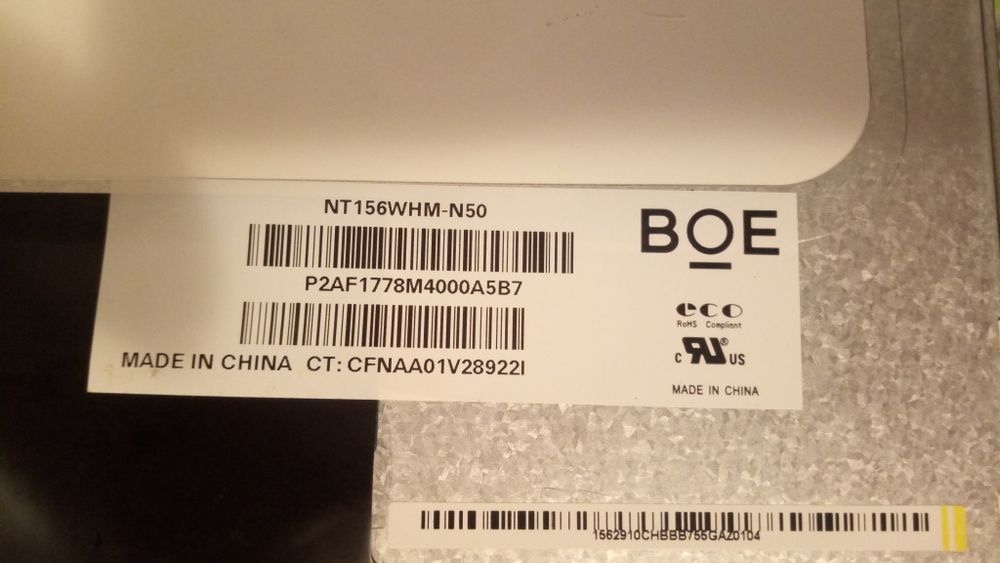 Ecrã para portátil BOE 15.6" slim