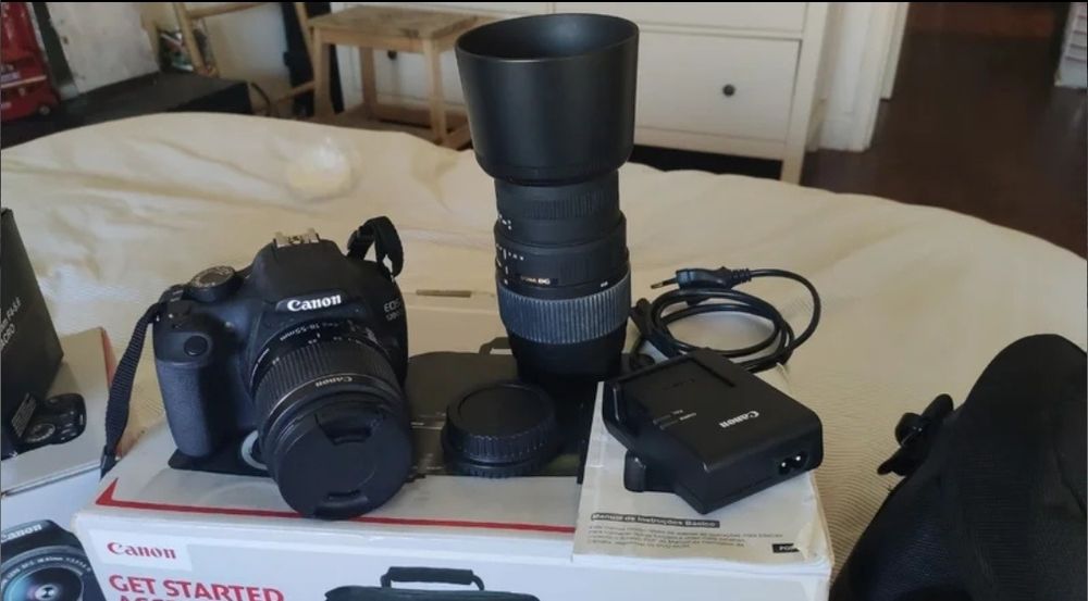 Máquina fotográfica Canon 1200d