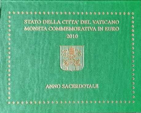 Vaticano Moeda 2€ "Anno Sacerdotale 2010"