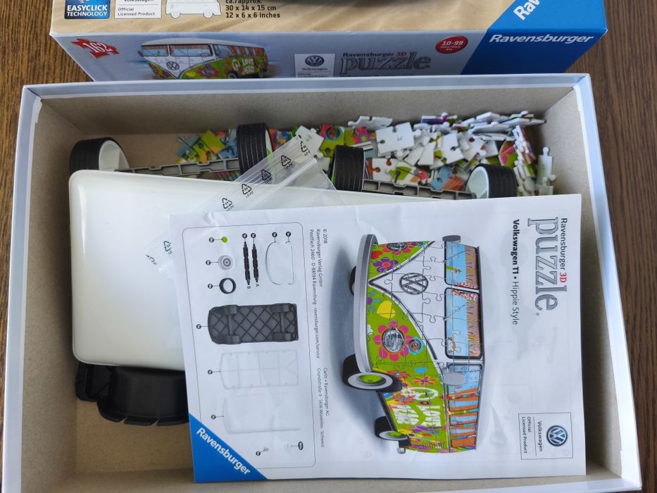 Продам Новые 3 D пазлы Ravenburger puzzle Volkswagen