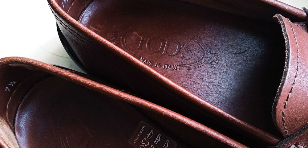 TOD'S Италия оригинал лоферы мокасины