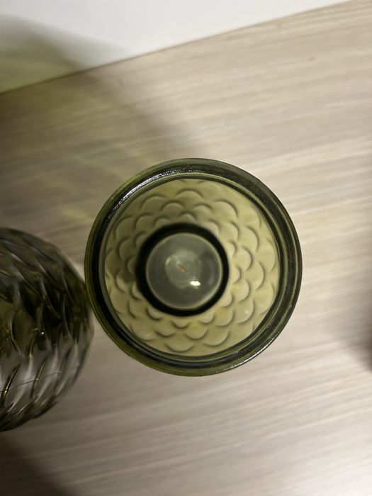 Szklane lampiony LED, zestaw 2 lampionów nr.8719