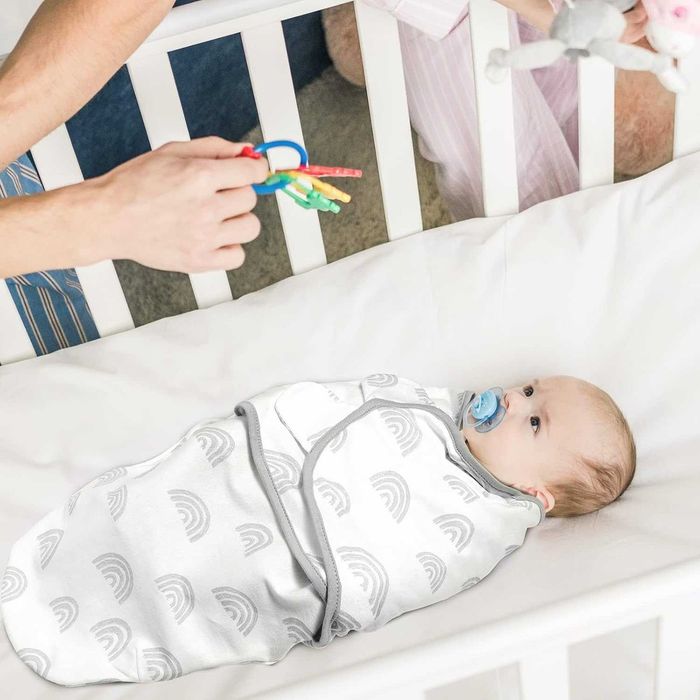GLLQUEN BABY Otulacze  śpiworek dla niemowląt 0–3 miesiące 3 sztuki