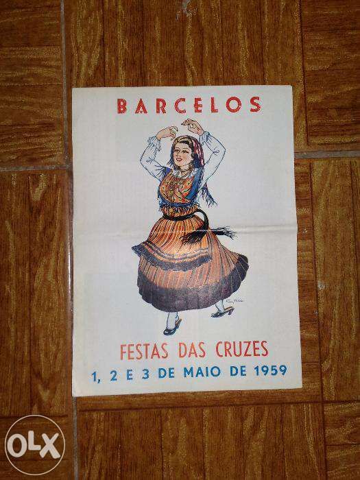 publicidade 1959 das festa das cruzes Barcelos