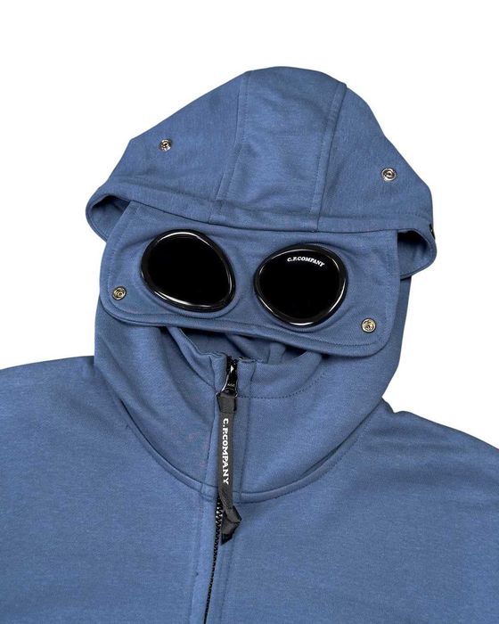 Худі C.P. Company Goggle Zip Hoodie Blue