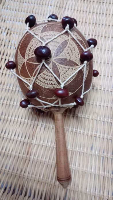 Maraca Caribenha, instrumento musical artesanal