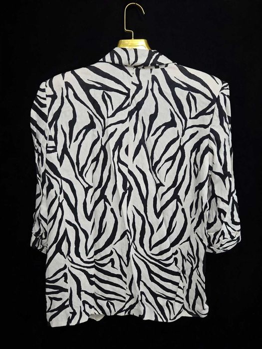 Blazer Zara Tam M Zebra