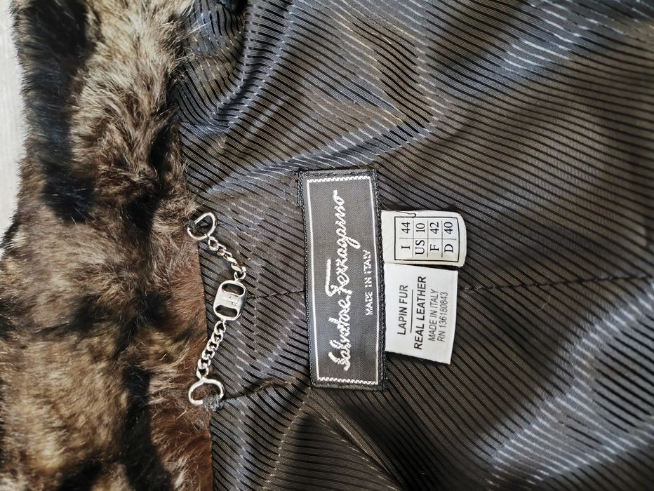 Salvatore Ferragamo натуральна шуба хутряне пальто