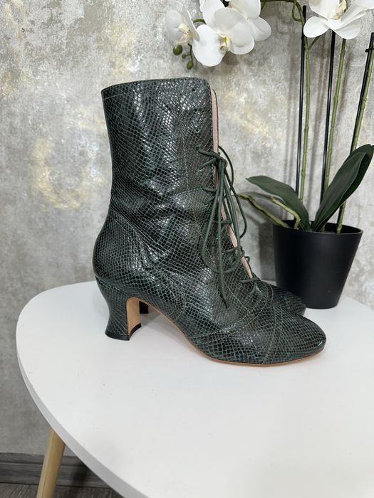 Шкіряні вінтажні черевички в новому стані