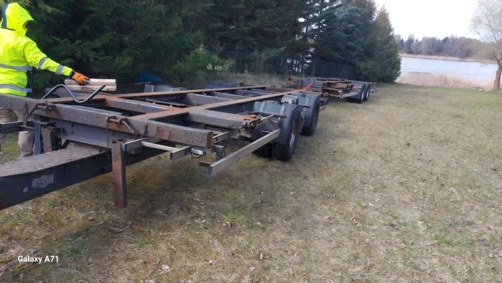 solidna przyczepa KRONE Tandem o DMC 18 ton