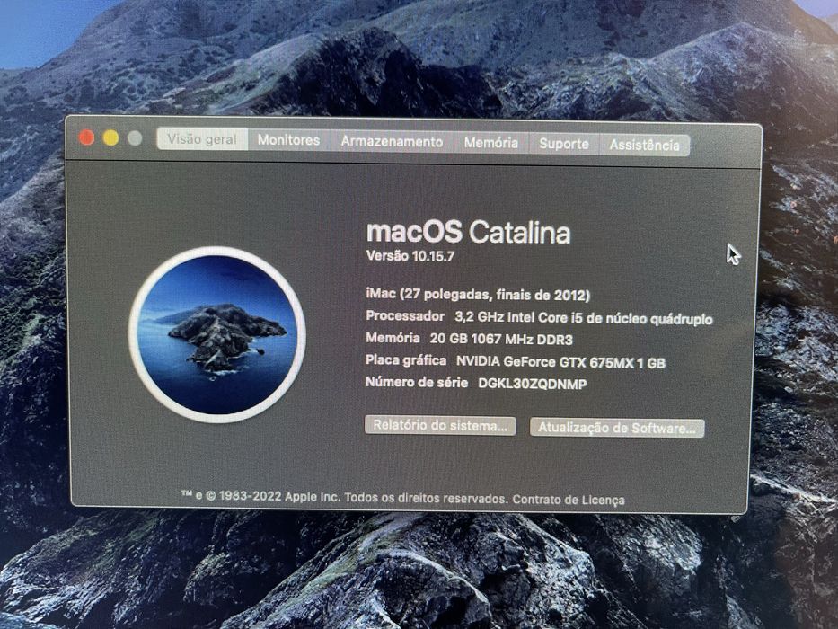 Apple iMac 27'' | 2012 | 20 GB RAM | 256 GB SSD64751305025154121