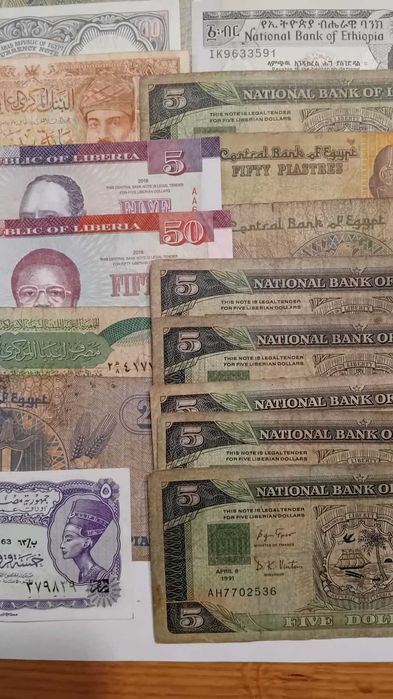 Sprzedam banknoty z Afryki