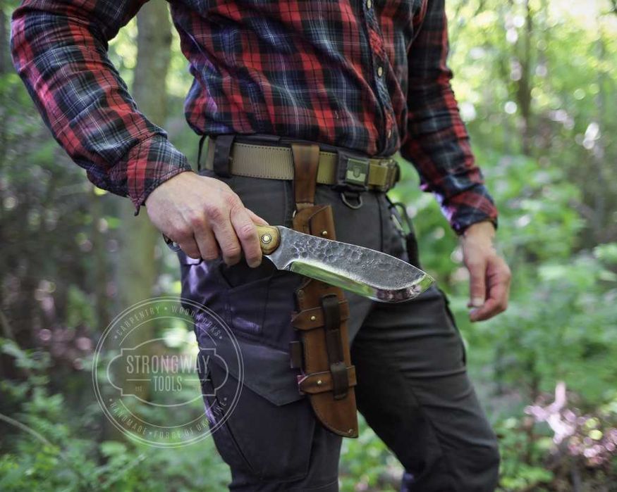 Ковані ножі для бушкрафта, ручна робота