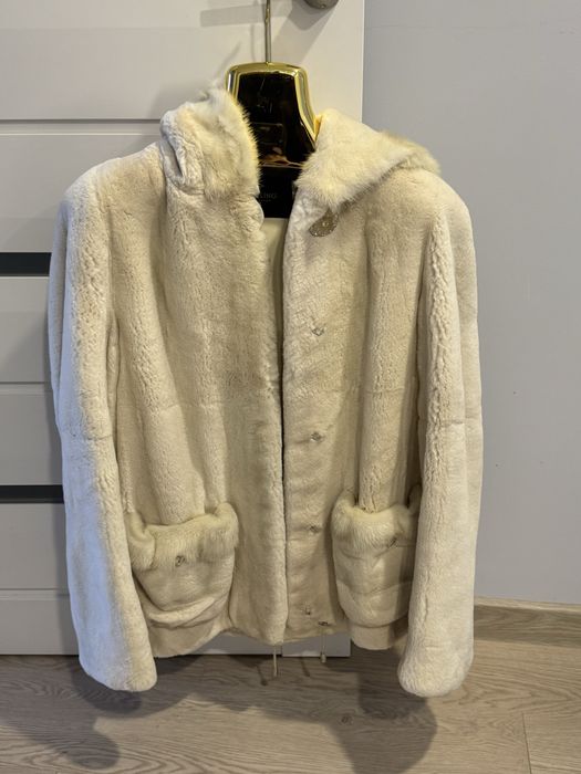 Стрижена норкова шуба