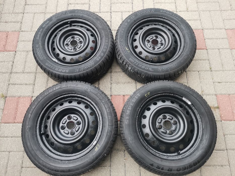 Felgi stalowe z oponami 15 " Toyota Corolla e12