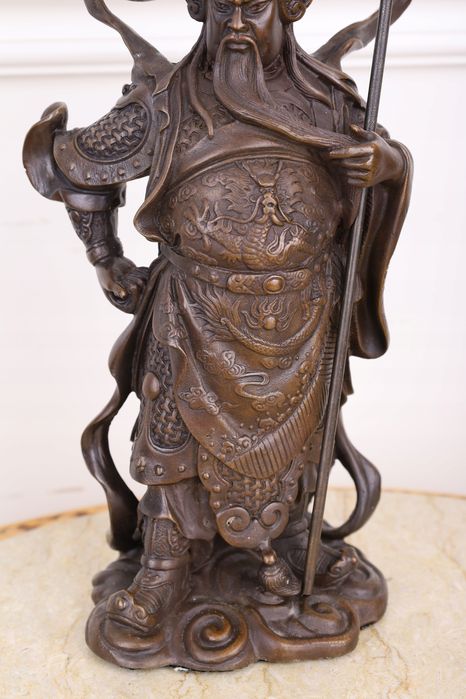 Samurai Figura Z Brązu 26 Cm