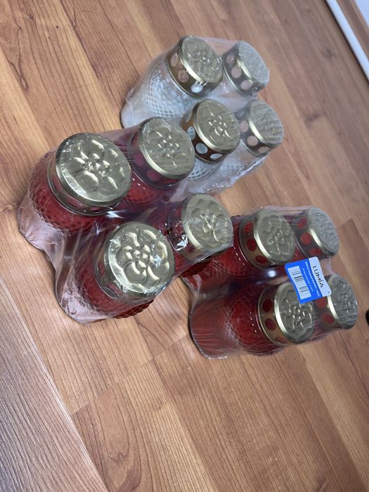 Znicze parafinowe 100g 12 sztuk