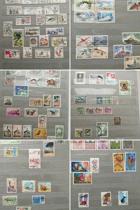 Колекція поштових марок СРСР, Чехословаччина, Куба, Монголія та ін.