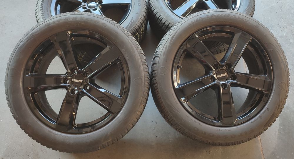 18 "  5x108 Komplet felg czarne połysk   Ford Volvo Peugeot Citroen