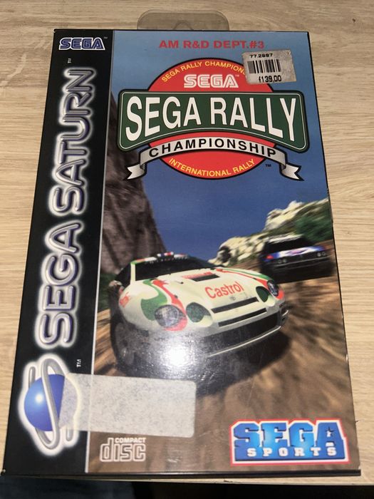 Sega Rally Championship Sega Saturn PAL – komplet z instrukcją