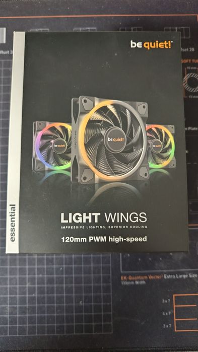 be quiet! LIGHT WINGS 120mm PWM high-speed zestaw 3 sztuk