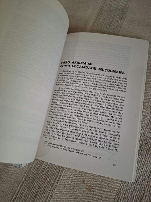 Faro e a Ria Formosa livro de 1988