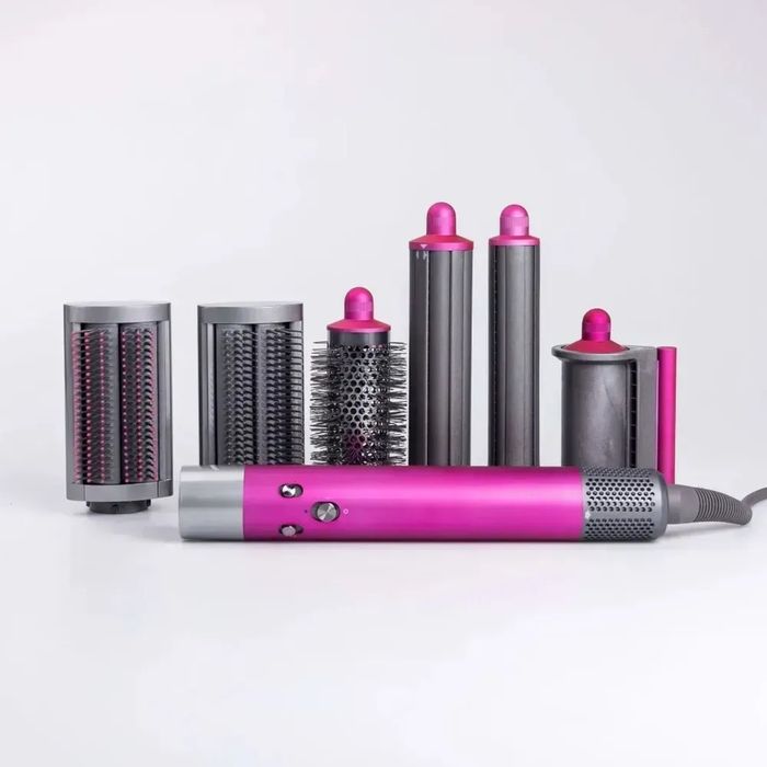 Стайлер Dyson Airwrap Complete Long 6 насадок, Fuchsia/Nickel Дайсон