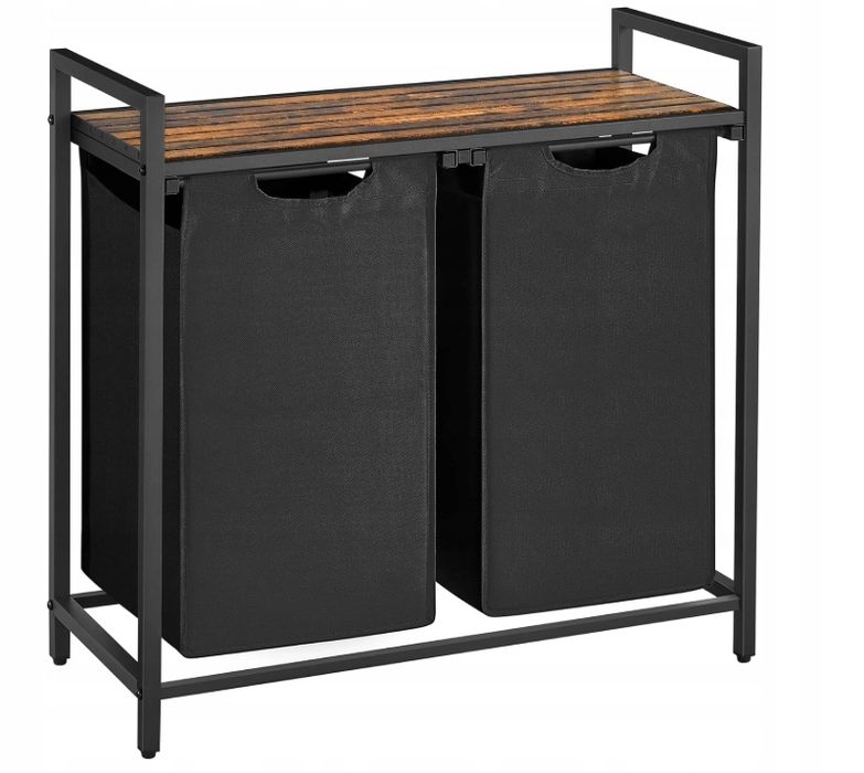 Kosz Na Pranie, 2 X 46L, 73 X 33 X 72 Cm Vasagle Blh201B01V1