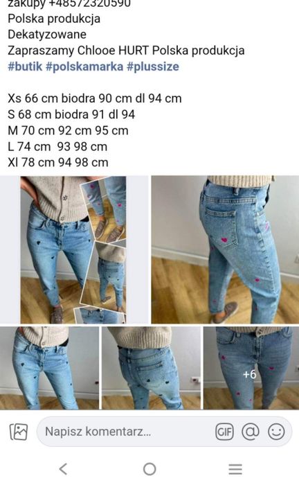 Hitowy model jensów chlooe WYPRZEDAŻ