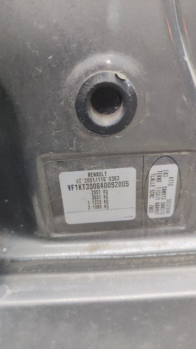 Капот Renault Laguna 3 08-14р. TEKND 651220009R 651000021R 05354